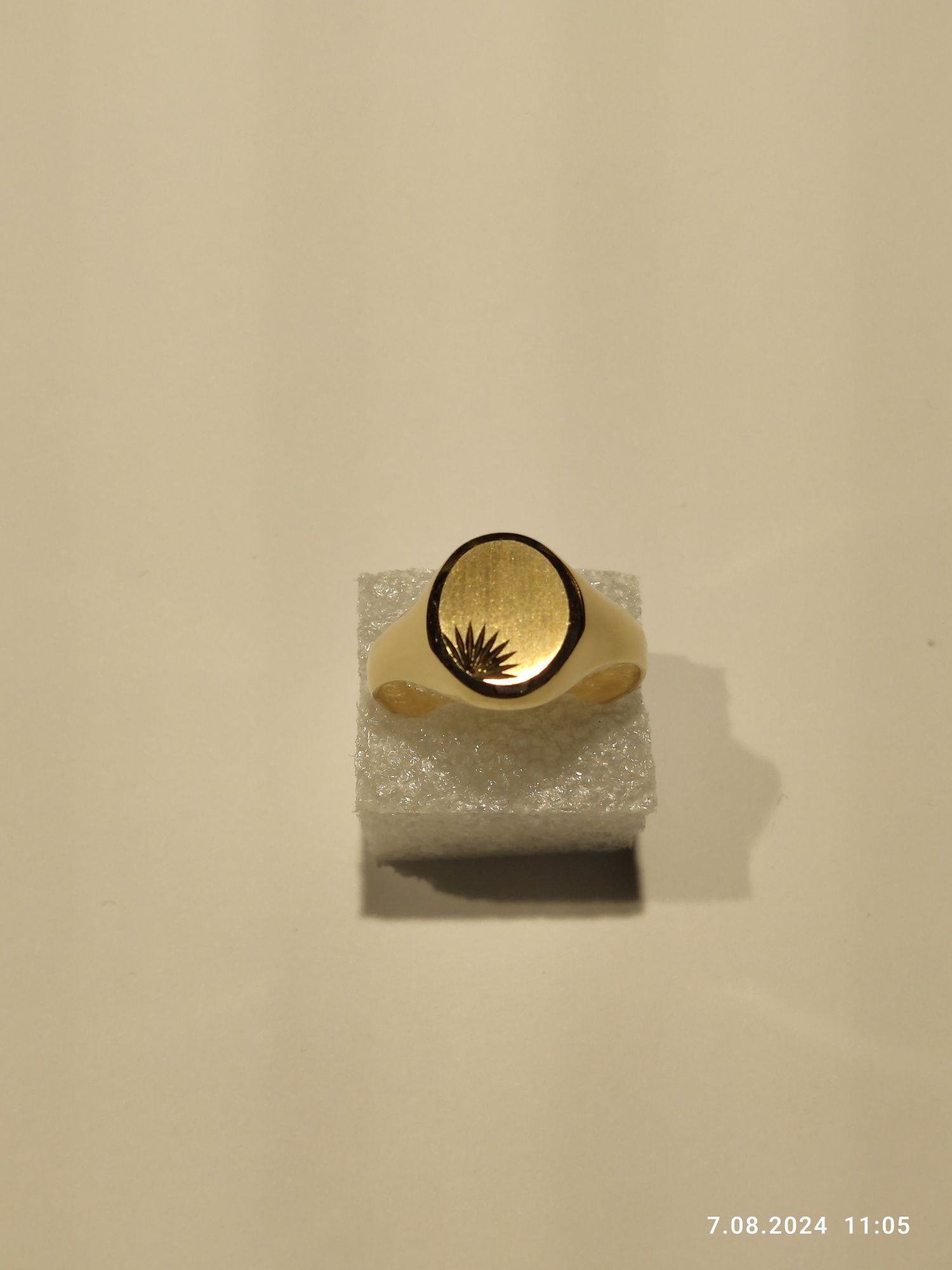 Złoty sygnet 585 2,72g