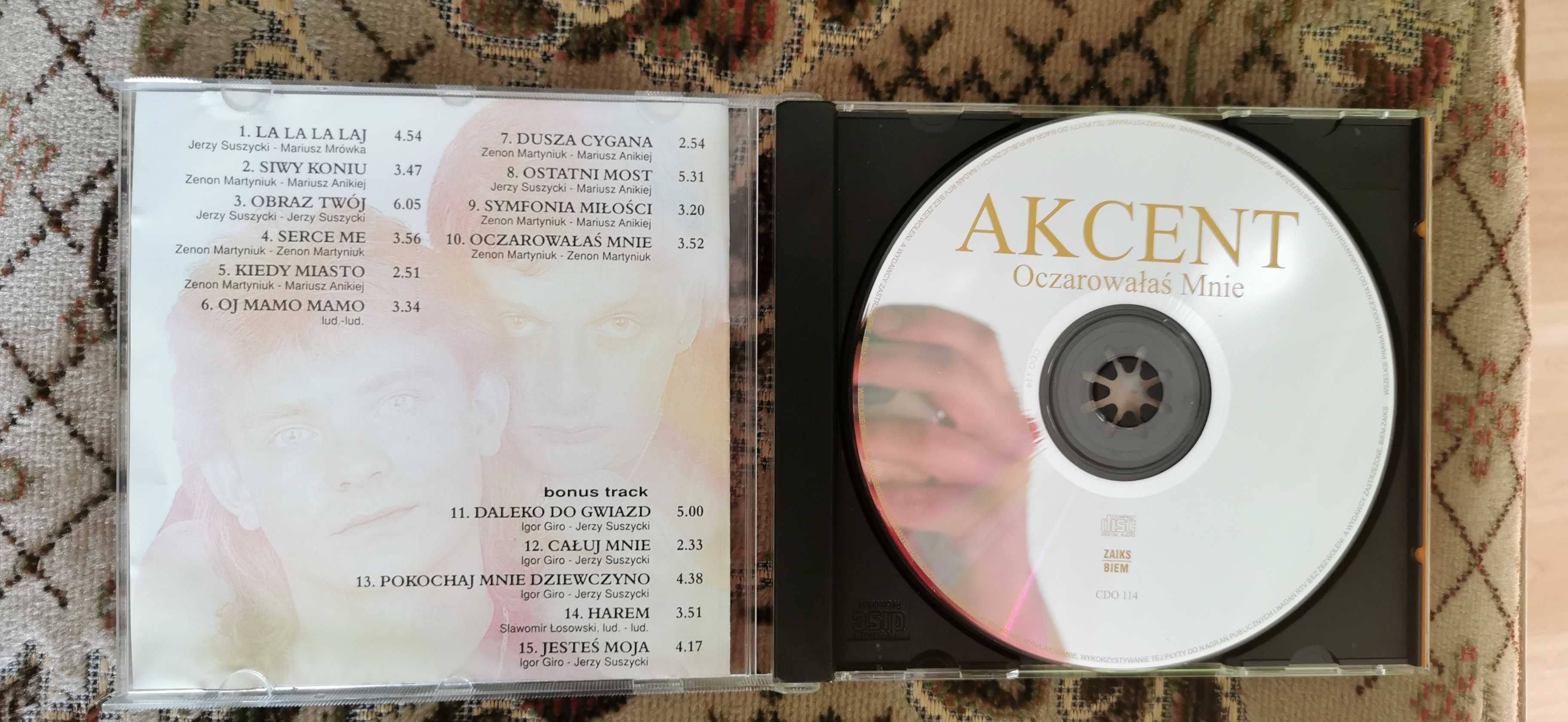 Akcent "Oczarowałaś mnie" CD