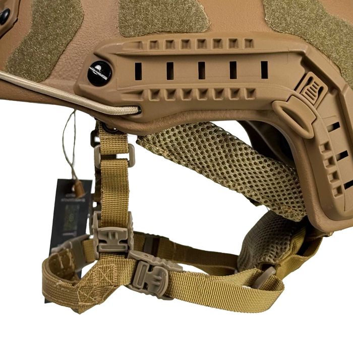 Шолом FAST Velcro рівень захисту NIJ IIIA (1клас ДСТУ). Койот