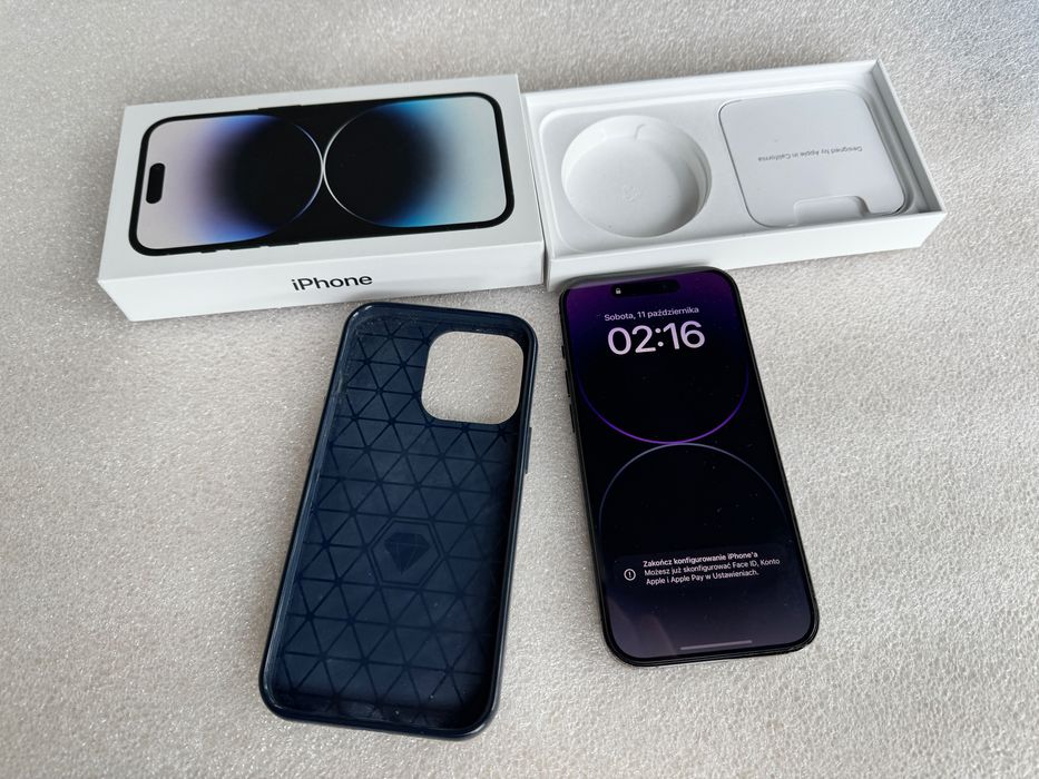 iPhone 14 pro 256GB space black oryginalny komplet