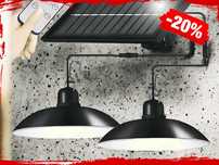 Profesjonalna LAMPA SOLARNA Ogrodowa Wisząca Żyrandol Lampy (-20%)