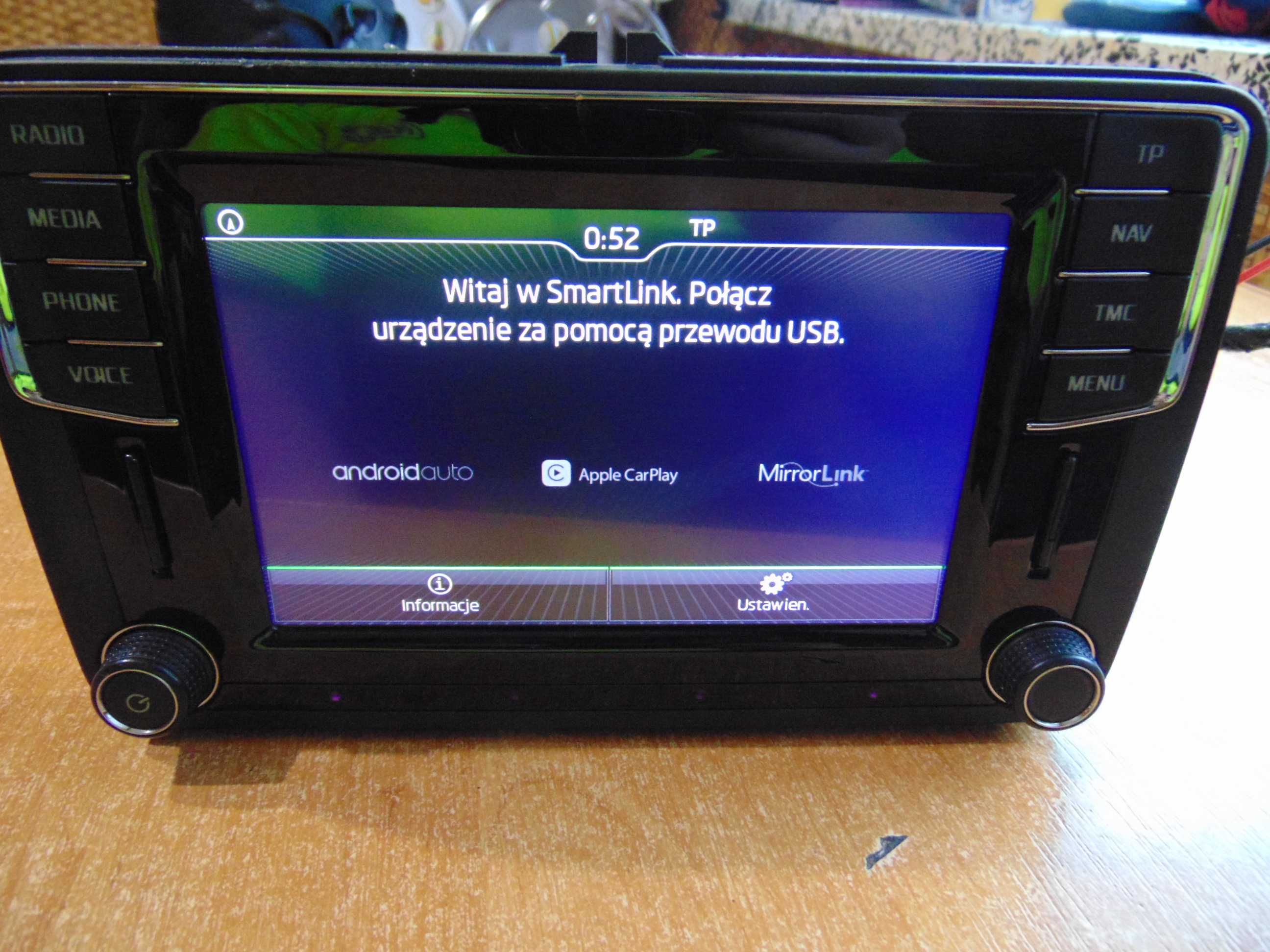 radio nawigacja MIB STD2 PQ skoda  oryginał stan bdb 5l0_035_680_E
