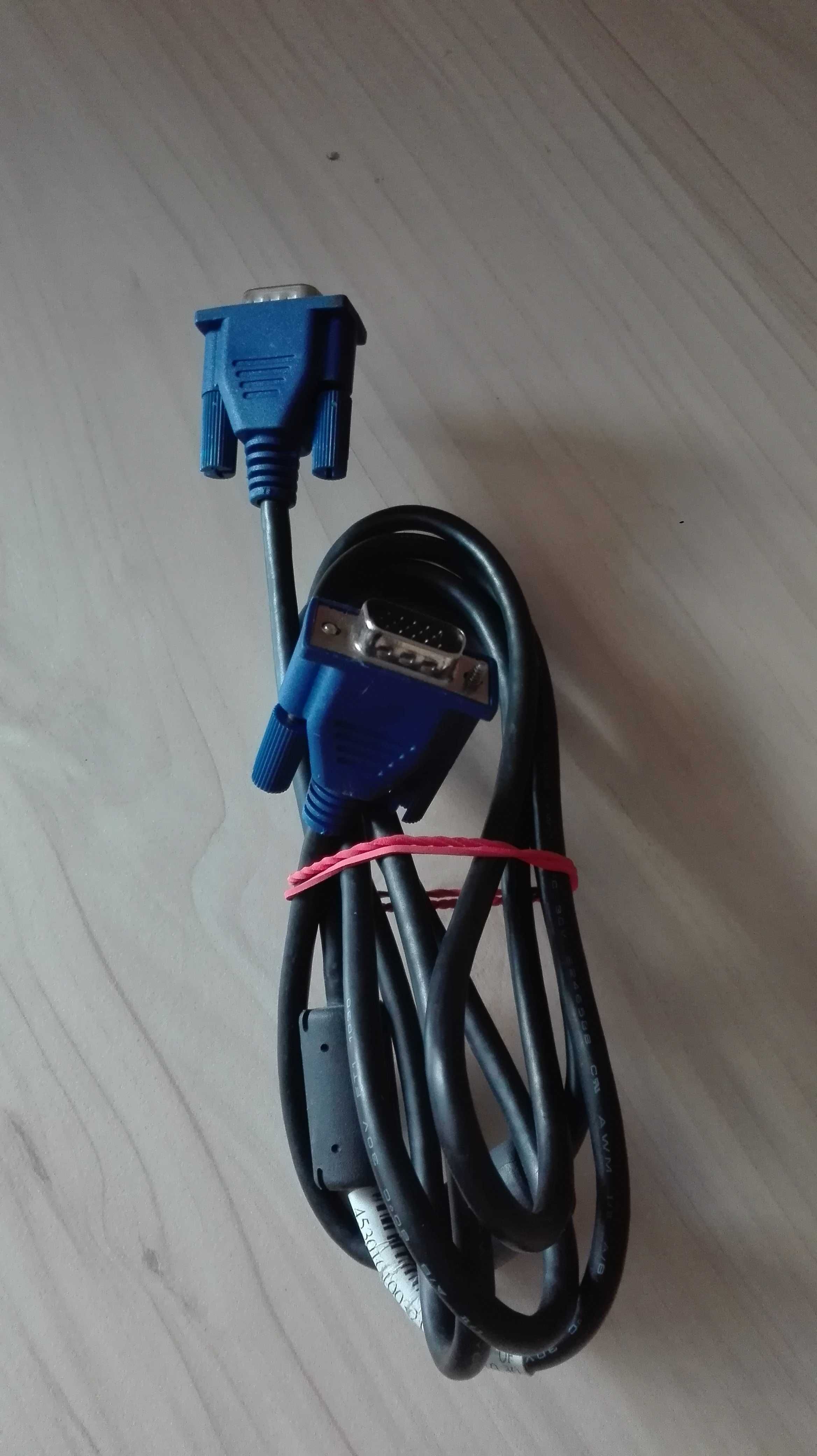 Kabel/ kable zasilające, DP, VGA, SATA oraz inne