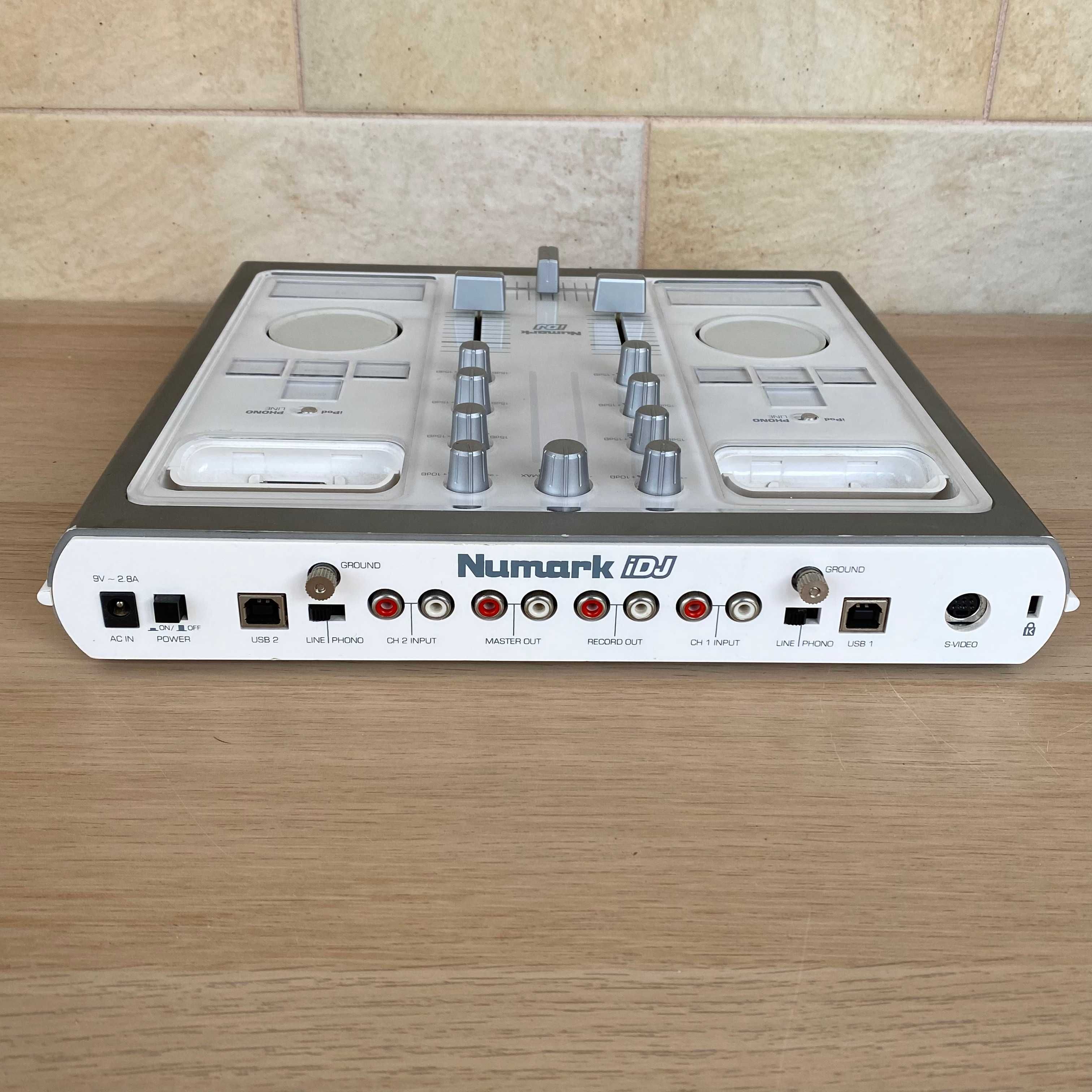 Mesa de mistura Numark iDJ dock para iPODs Como nova!