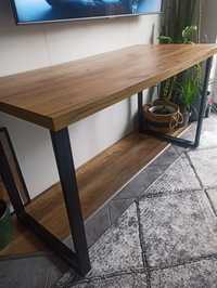 Stół z metalowymi nogami 135x60 cm