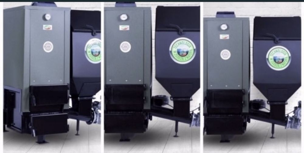 Piec kocioł na pellet drewno ekogroszek automat promocja producent