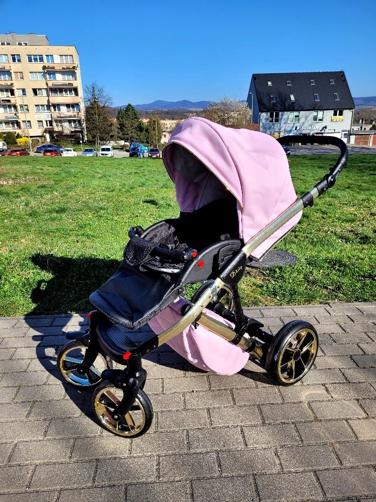 Wózek 3w1 dla dziewczynki
