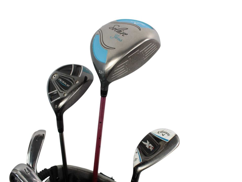 Zestaw damski Callaway ROGUE kije golfowe do golfa Solaire Wilson XR