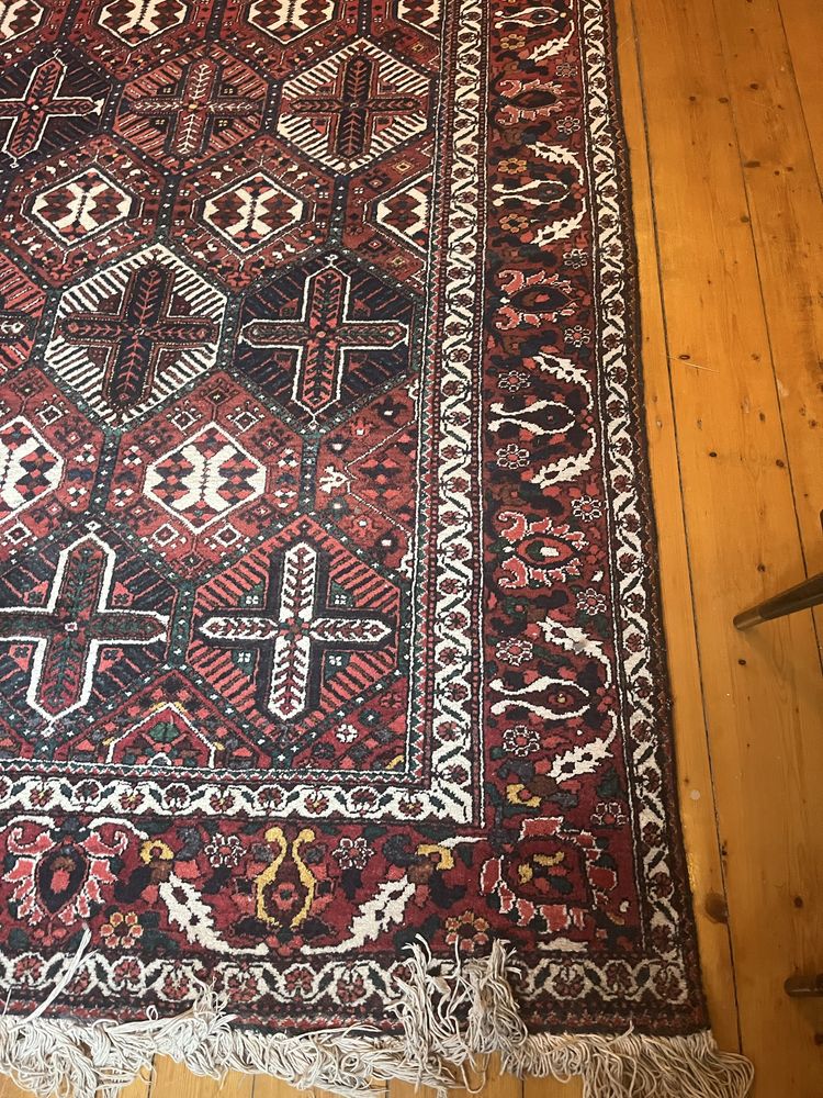 Dywan wełniany perski czerowony