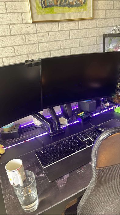 Biurko gamingowe IKEA UTESPELARE - czarne