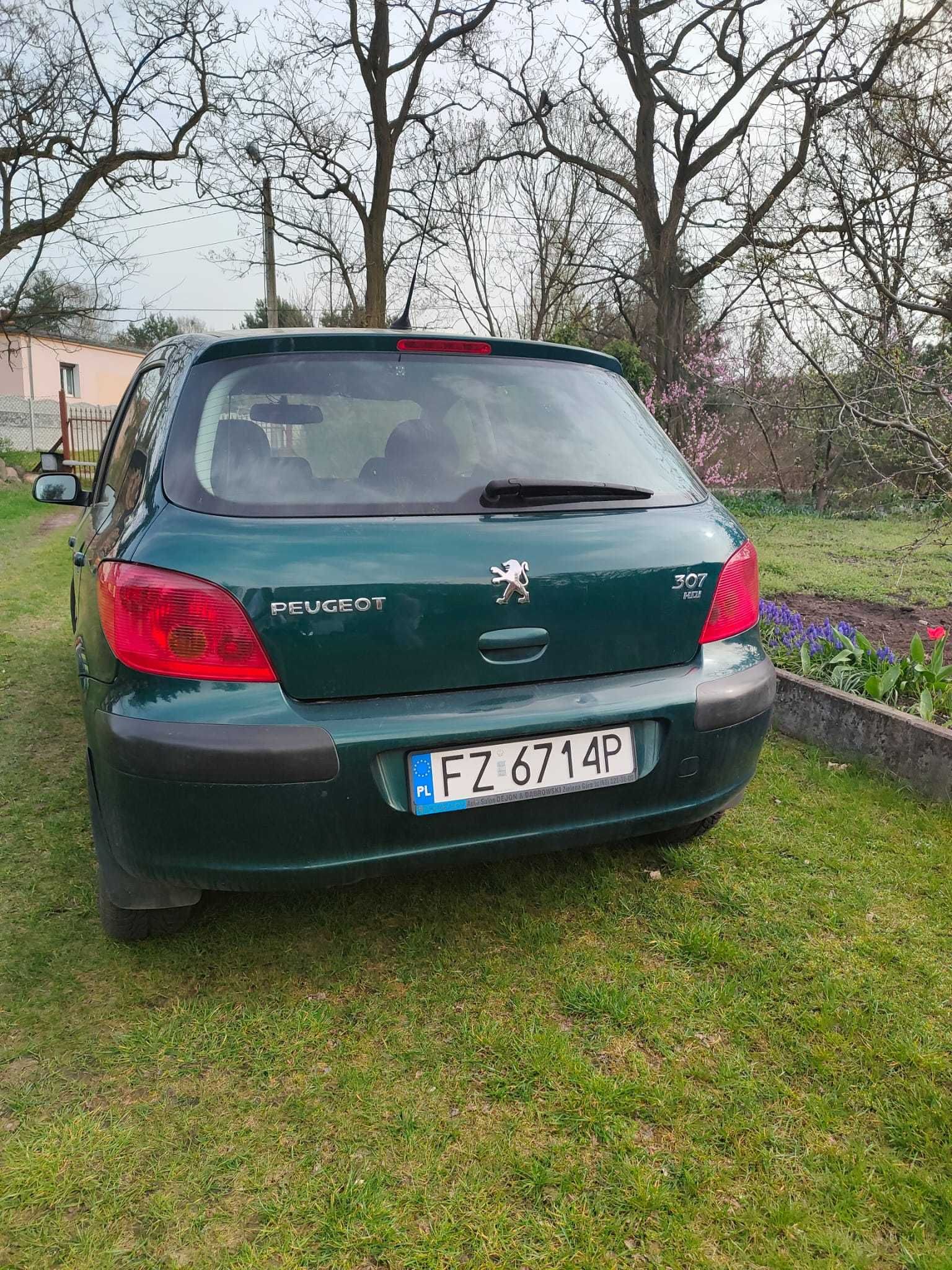 Peugeot 307 2.0 HDi, 90KM, diesel, rocznik 2004 - Pierwszy właściciel