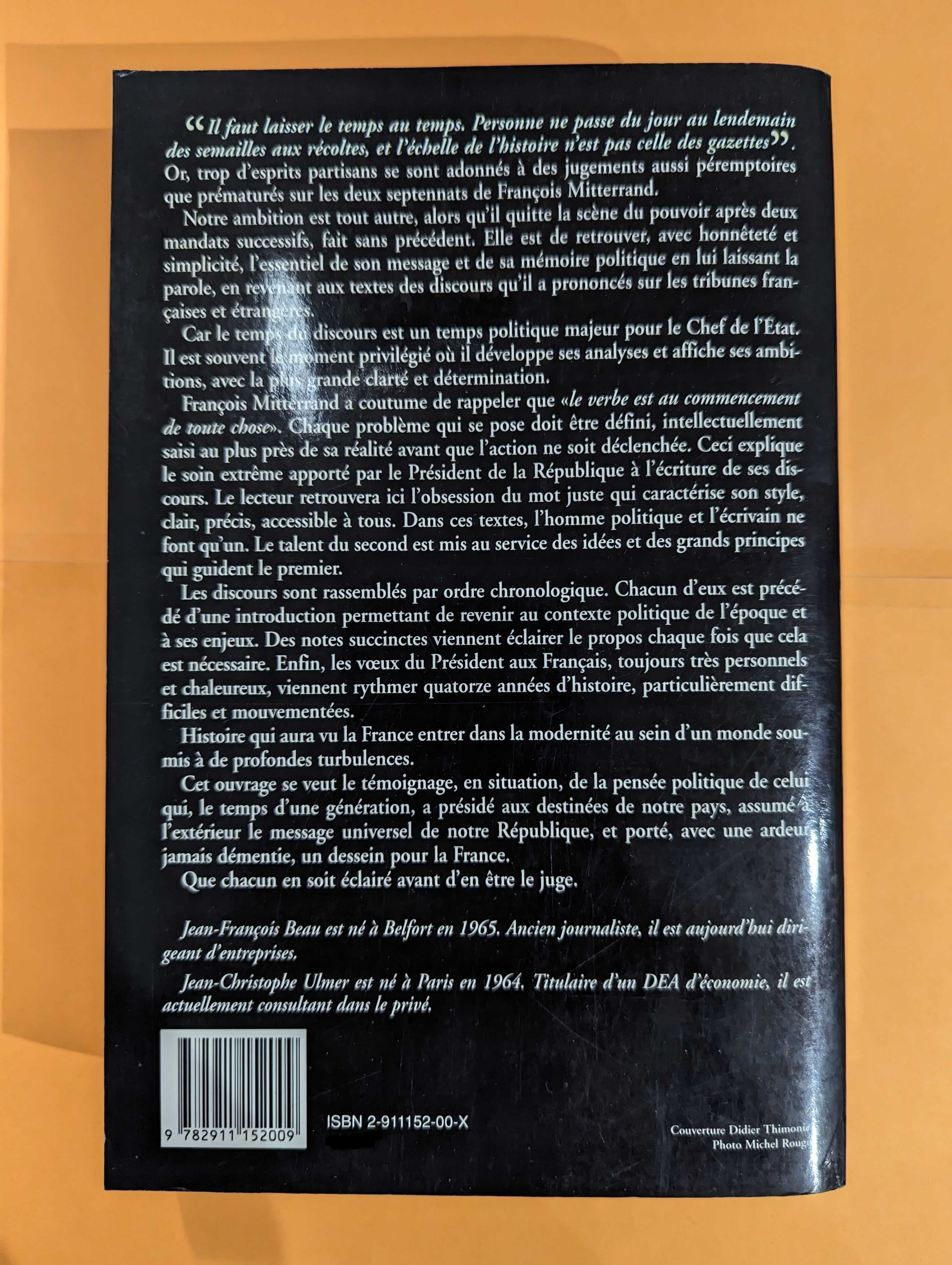 François Mitterrand - Discours