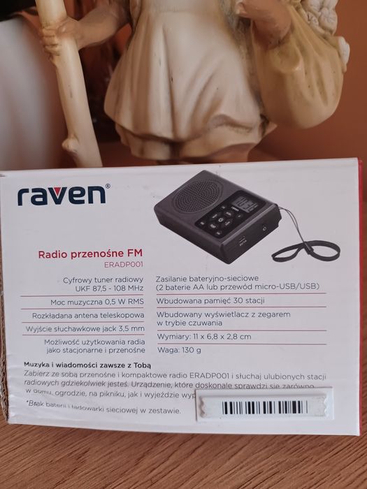 Radio przenośne  kompaktowe.