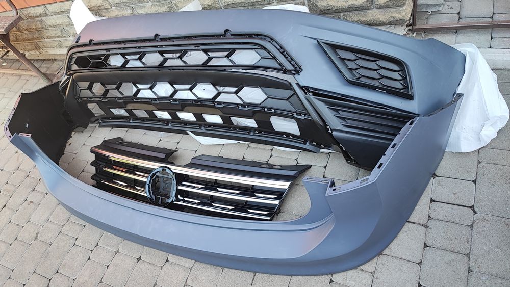 Бампер задній VW Tiguan 18 19 20 21 Allspace USA Америка Cross