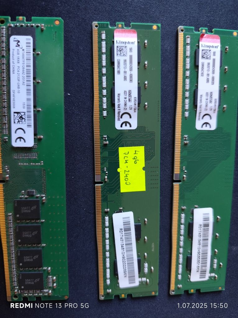 DDR4 kości 4gb ram sprawne 100%