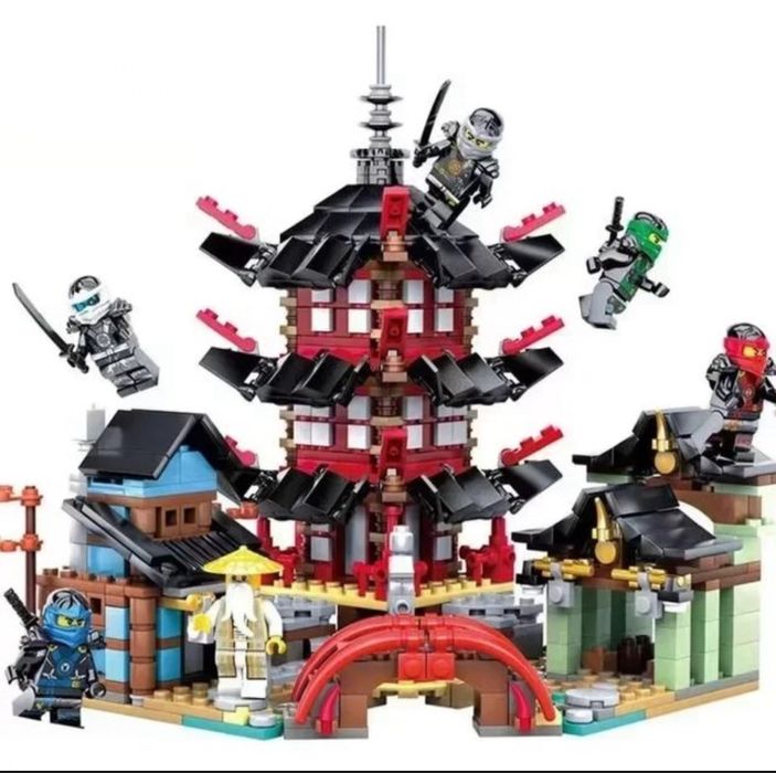 Lego templo dos ninjas 737 peças