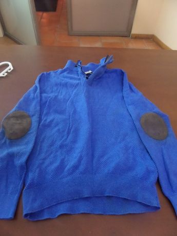 - Camisola azul Massimo Dutti tamanho 7/8 anos -