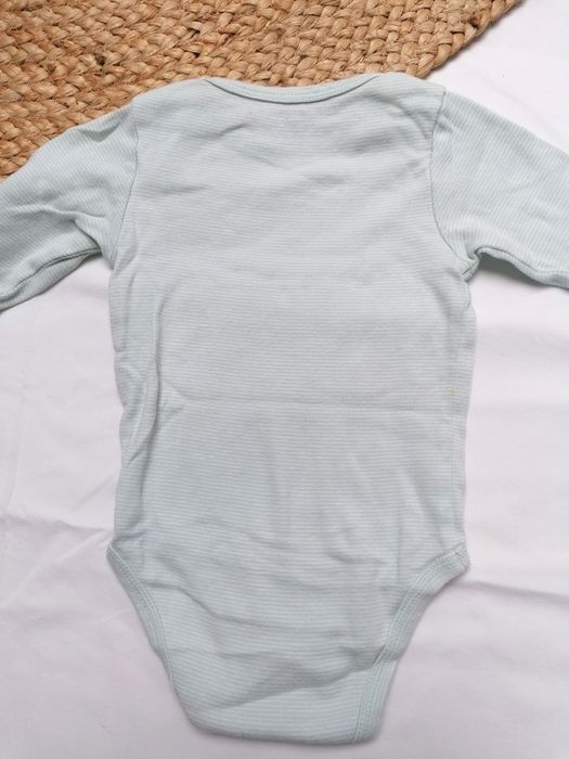 Body Verde Claro às Riscas, de Bebé