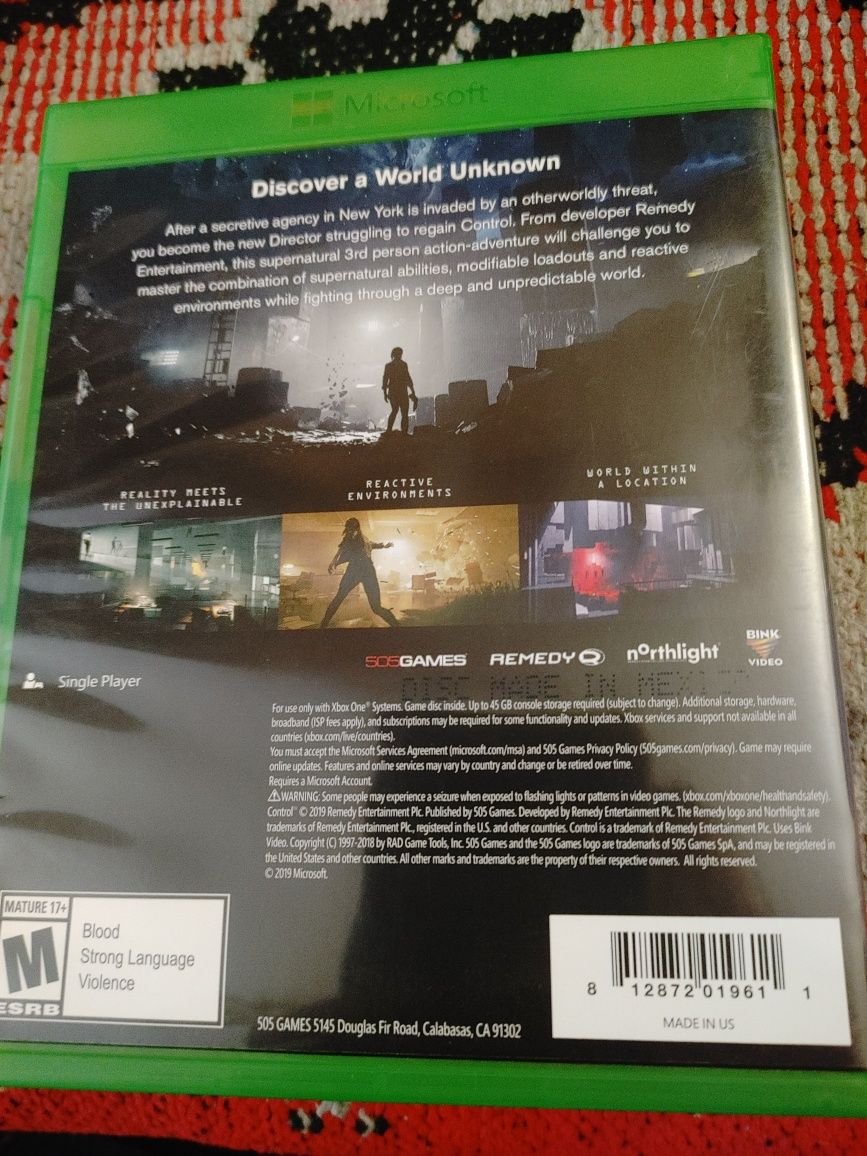 Control xbox one