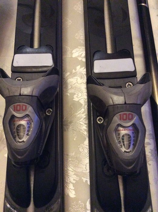 Narty z kijkami stan bardzo dobry.