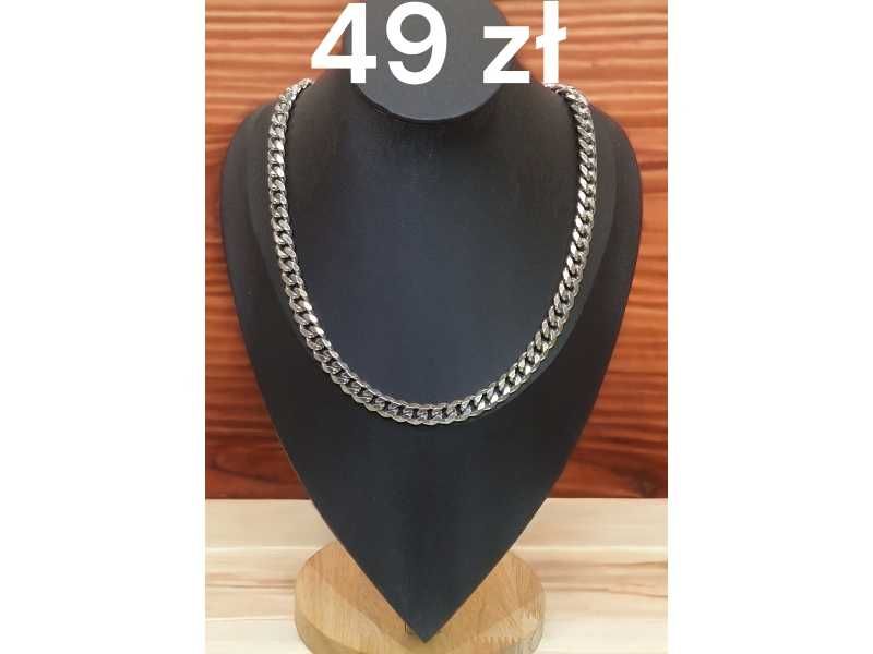 Czarny Pasek damski męski skórzany z ćwiekami