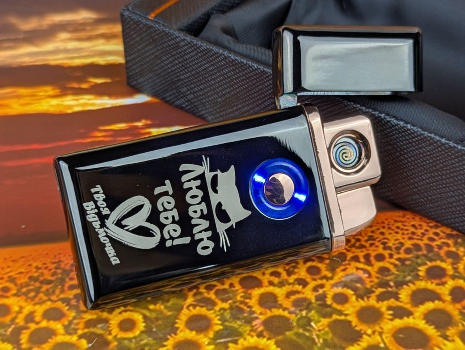 Гравіювання на запальничках. USB турбо зажигалка