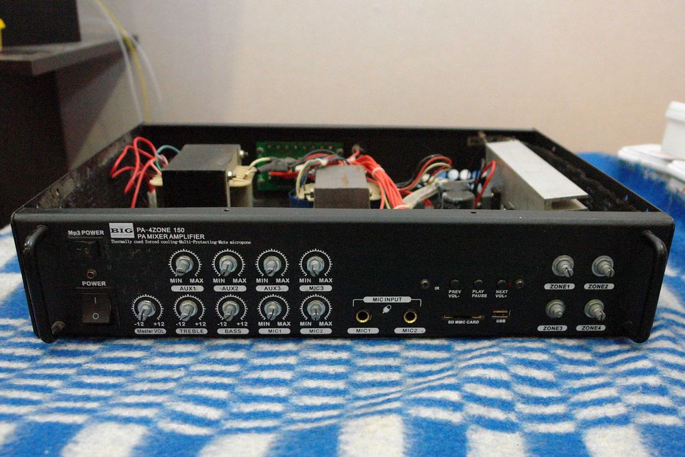 Усилитель BIG PA-4ZONE 150. Дефект.