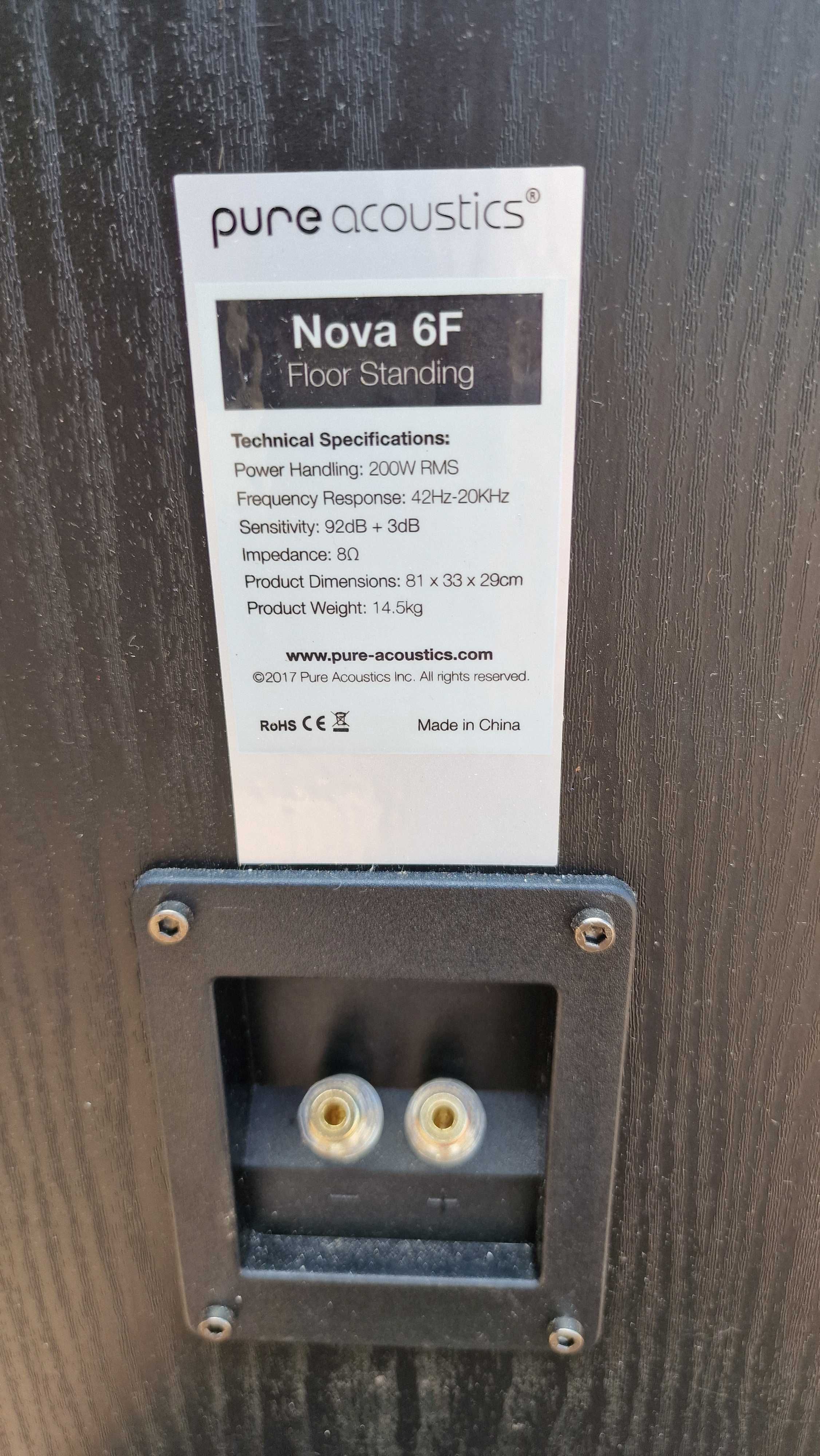Kolumny Głośniki Nova Pure Acoustics kino domowe 3.0