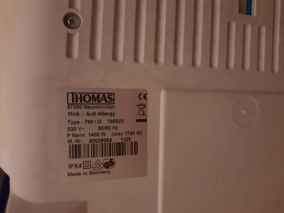 Aspirador thomas anti allergy