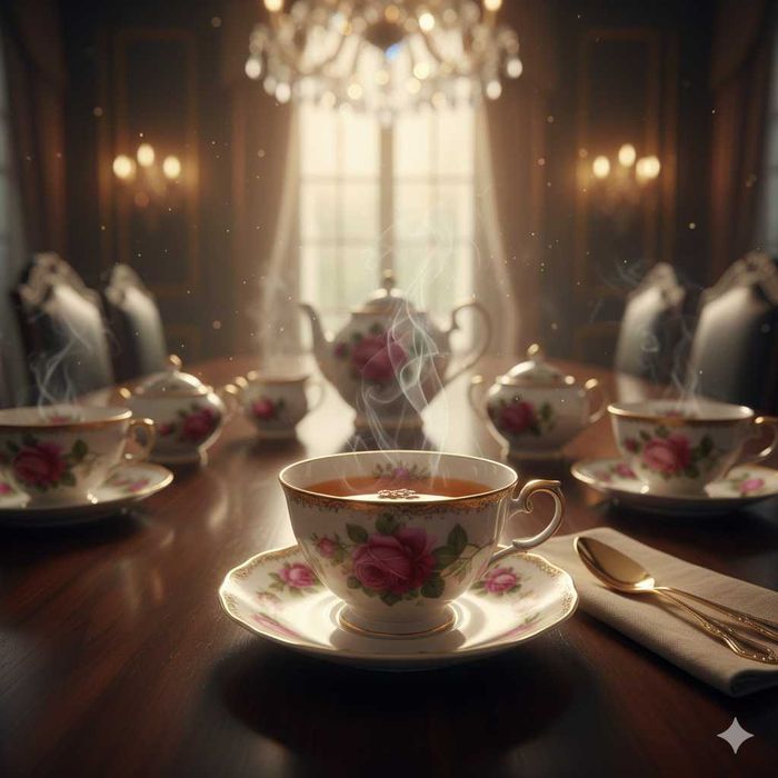 Serviço de Chá Porcelana Baviera