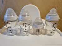 Tommee Tippee 2 szklane butelki + 1 plastikowa