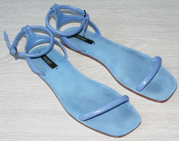 Sandały damskie Zara r. 39 (wkł. 25 cm) eleganckie kwadratowe przody!