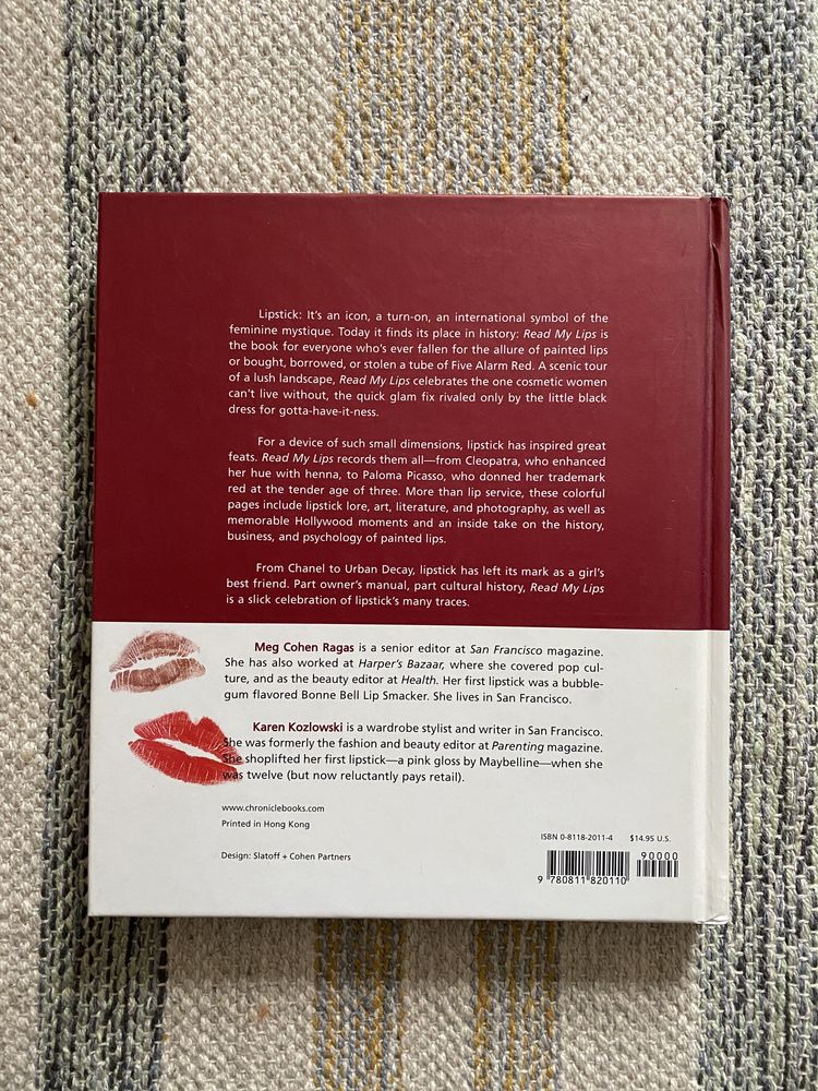 Livro ‘Read My Lips’ de Meg Cohen Ragas e Karen Kozlowski