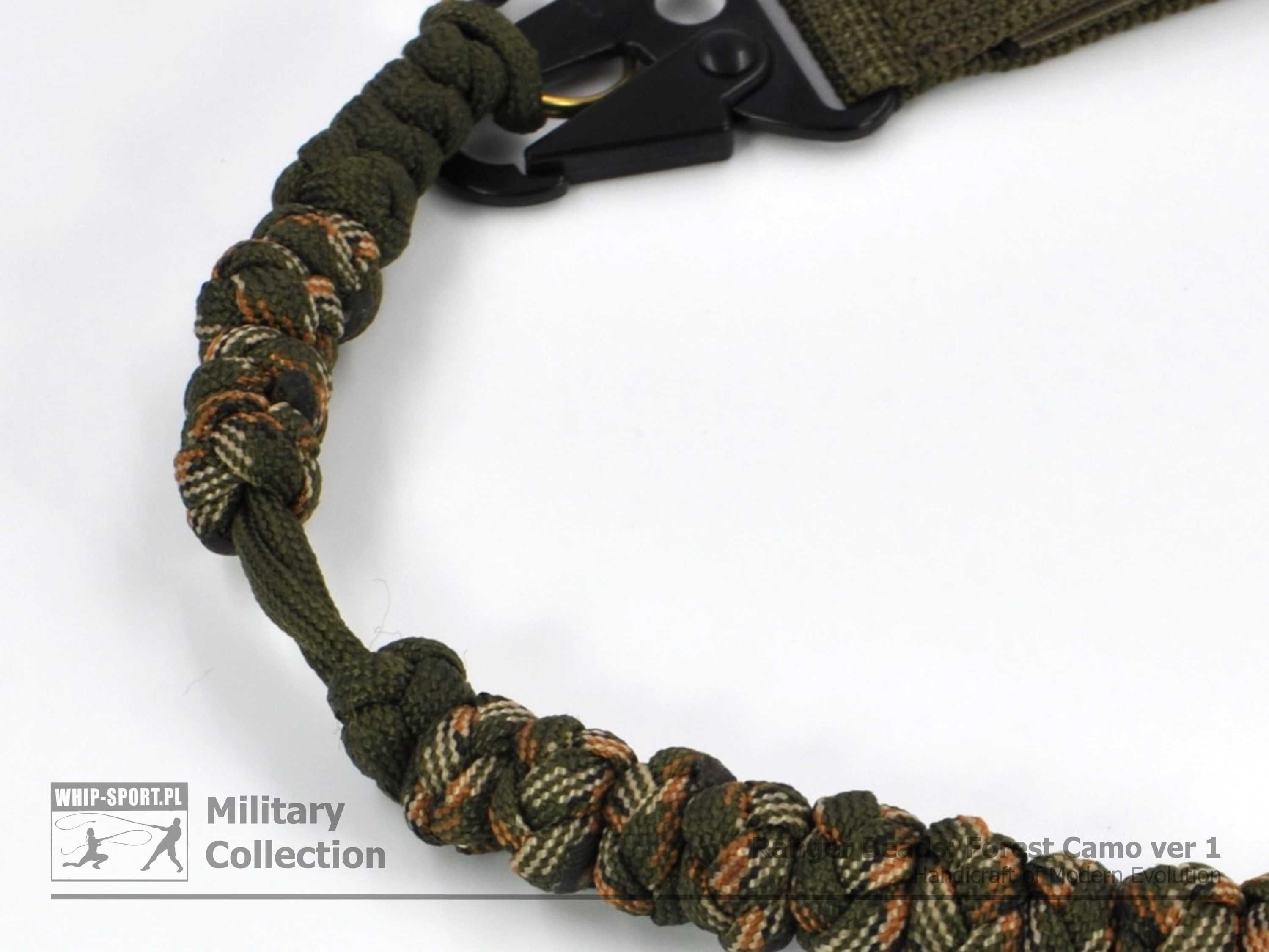 Różaniec Rangera / Krokomierz / Ranger Beads - Forest Camo ver. 1