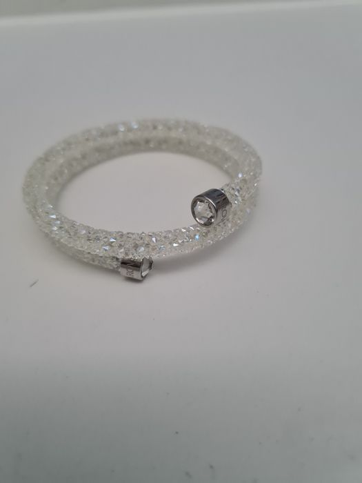 Bransoletka Swarovski crystaldust white