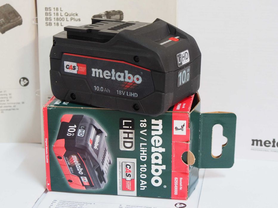 Akumulator METABO 18v 10AH LI-HD bateria mafell gesipa steinel starmix