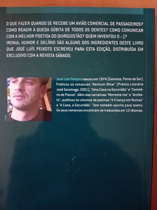 Hoje Não " José Luís Peixoto "