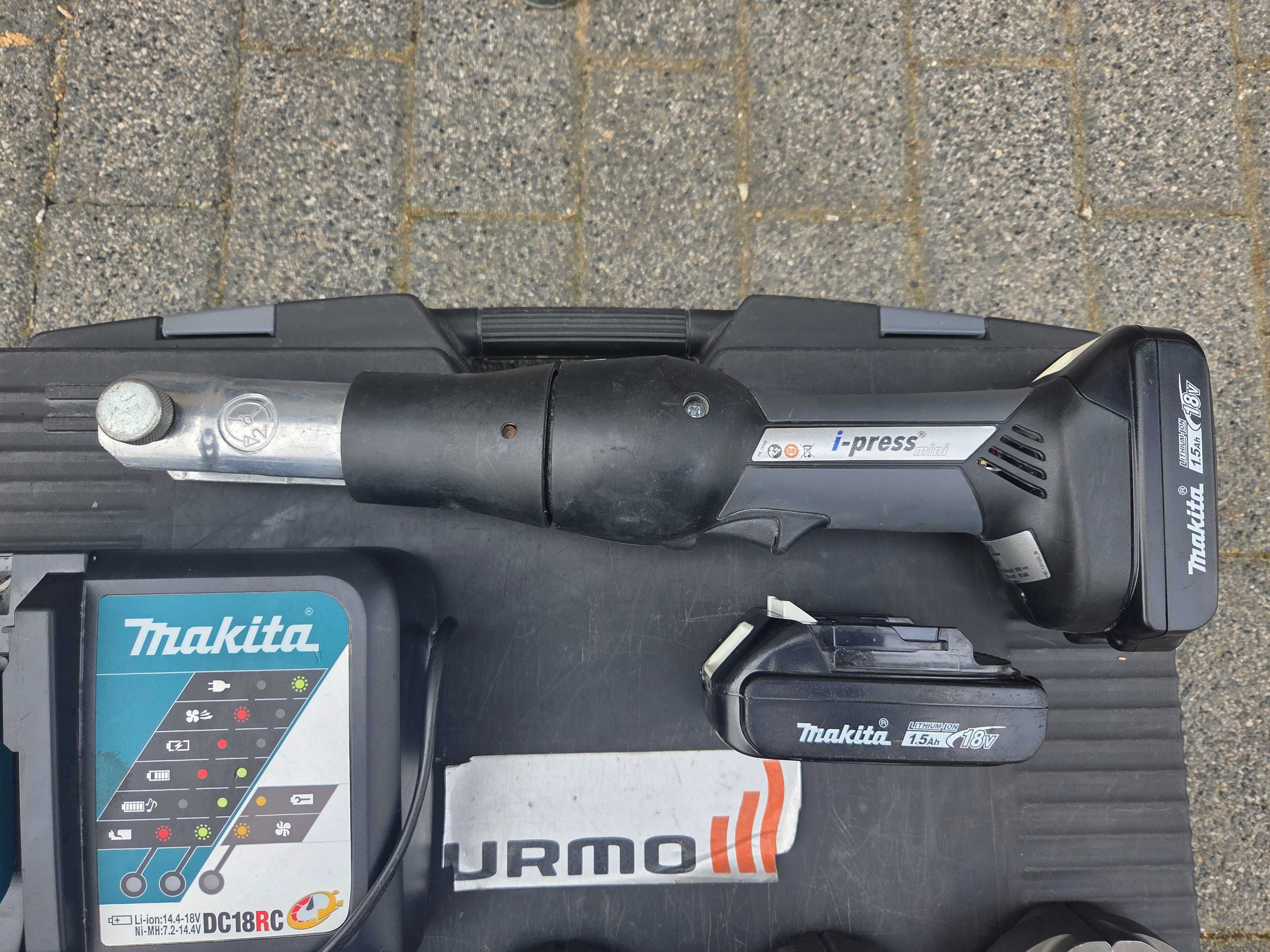 Zaciskarka prasa aku do rur Klauke MAP 2L i-press mini TH16-32 Makita