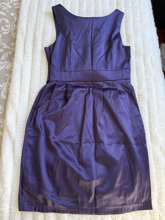 Vestido cetim roxo tamanho S