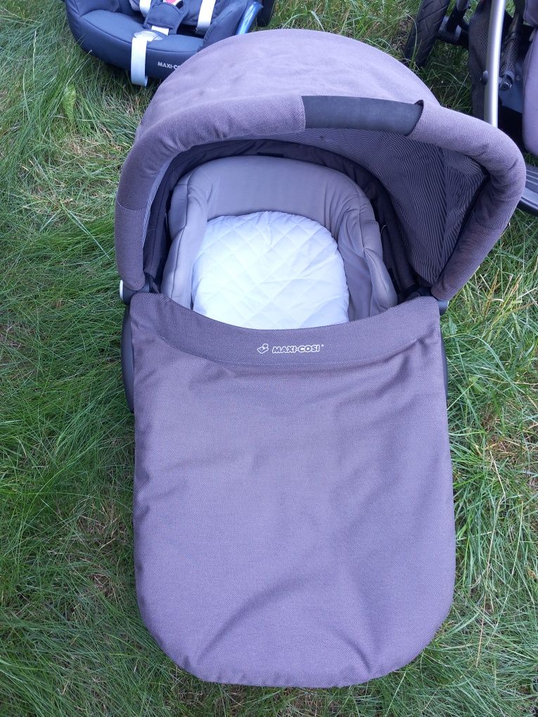 Komplet MAXI COSI markowy 4w1 fotelik 3w1 wózek fotelik gondola