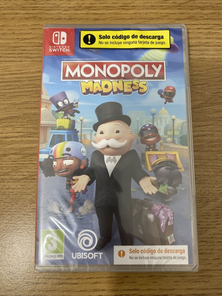 Jogo Monopoly Madness Nintendo Switch Novo e Selado