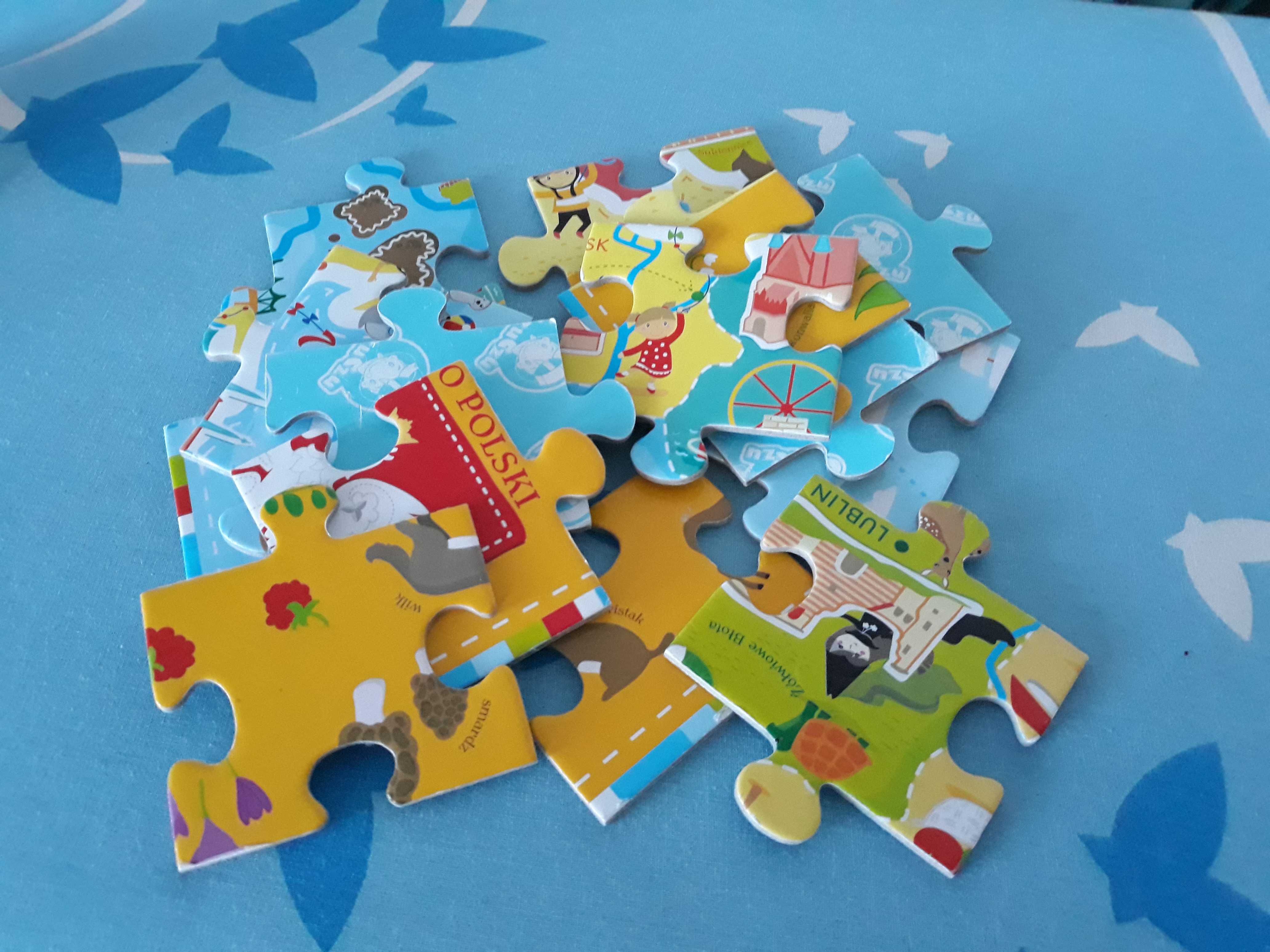 Puzzle edukacyjne Mapa Polski