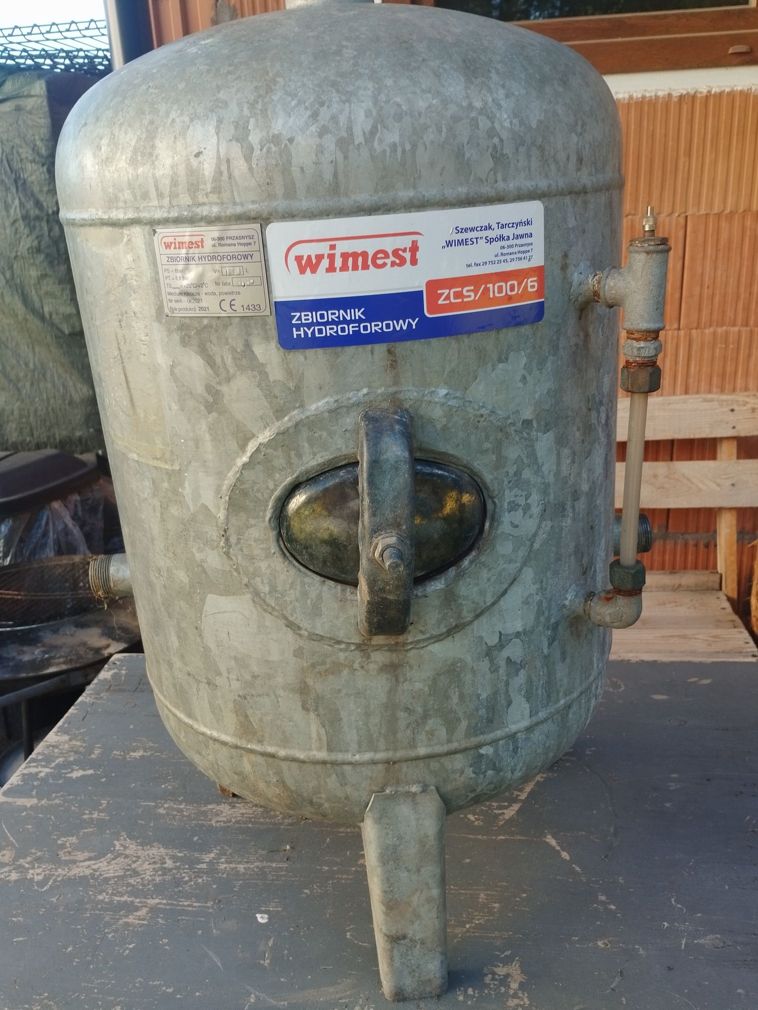 Zbiornik hydroforowy 100l ocynk