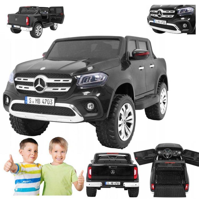 Rozpal dziecięcą radość z Mercedes X-Class Czarny - autko elektryczne