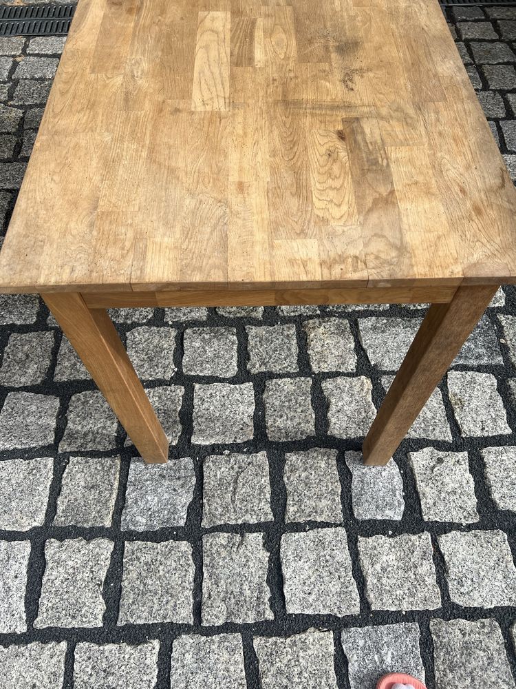 Stół drewniany dąb 130x70