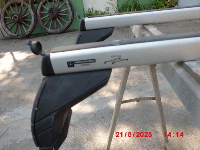 barras para carga no tejadilho de carrinhas vito mercedes originais