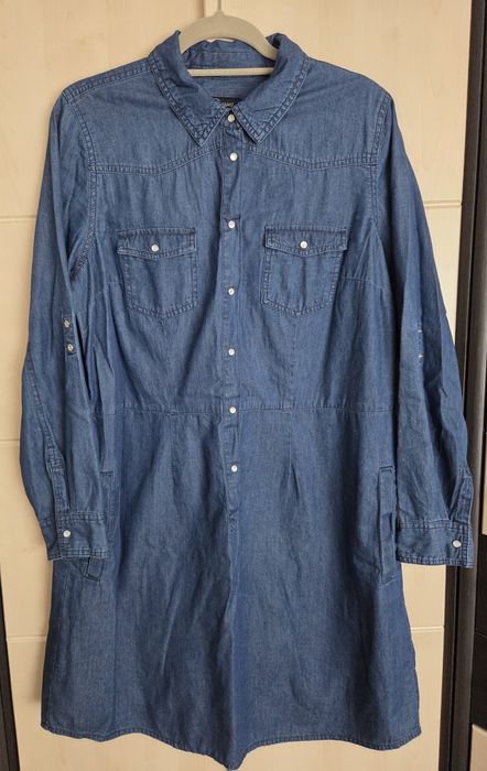 Sukienka jeansowa marki C&A kolekcja Yessica rozmiar 46