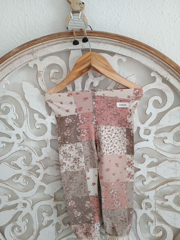 NEWBIE komplet bluzęczka plus legginsy plus bluza BEEKING roz. 86-92