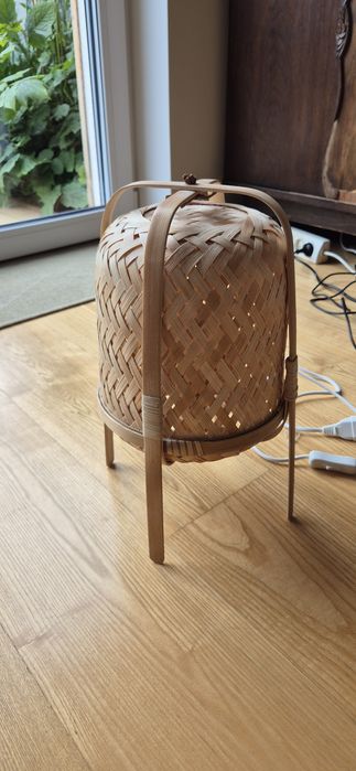 Lampa stołowa bambusowa Ikea