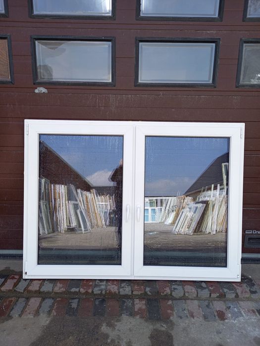 Okno dwuskrzydłowe pcv 187x136 plastikowe okna DOWÓZ CAŁY KRAJ